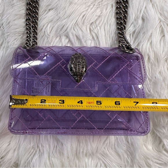 Kurt Geiger • Transparent Purple Jelly Mini Kensington Purse - Picture 8 of 16